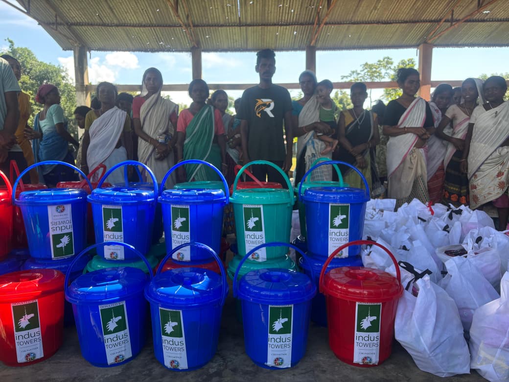 Indus Towers Expands Northeast Flood Relief Efforts, Reaches 1,100 Families in Assam